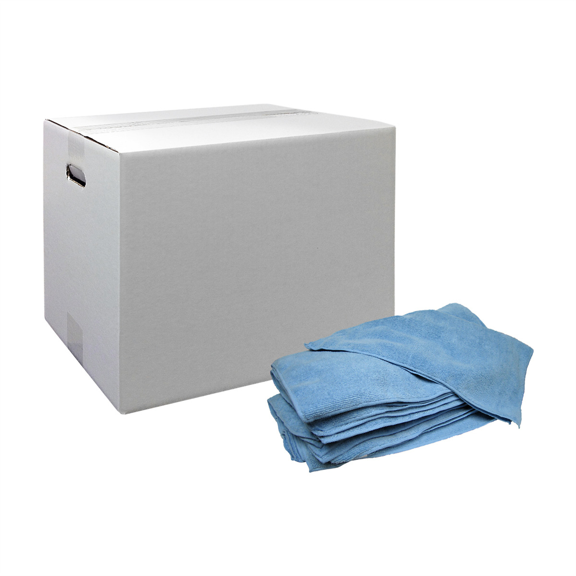 Intex Bulk Box Blue Terry Microfiber Towels, Model# ITXW-00499-288